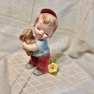 Vintage Josef Original HAPPINESS IS a New Puppy Figurine Series, Josef Original